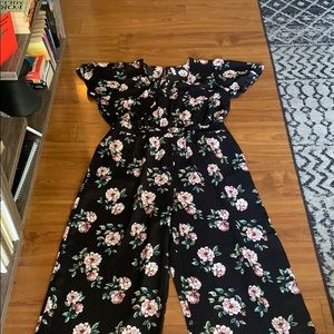 Xhileration Flower patterned jumpsuit XXL